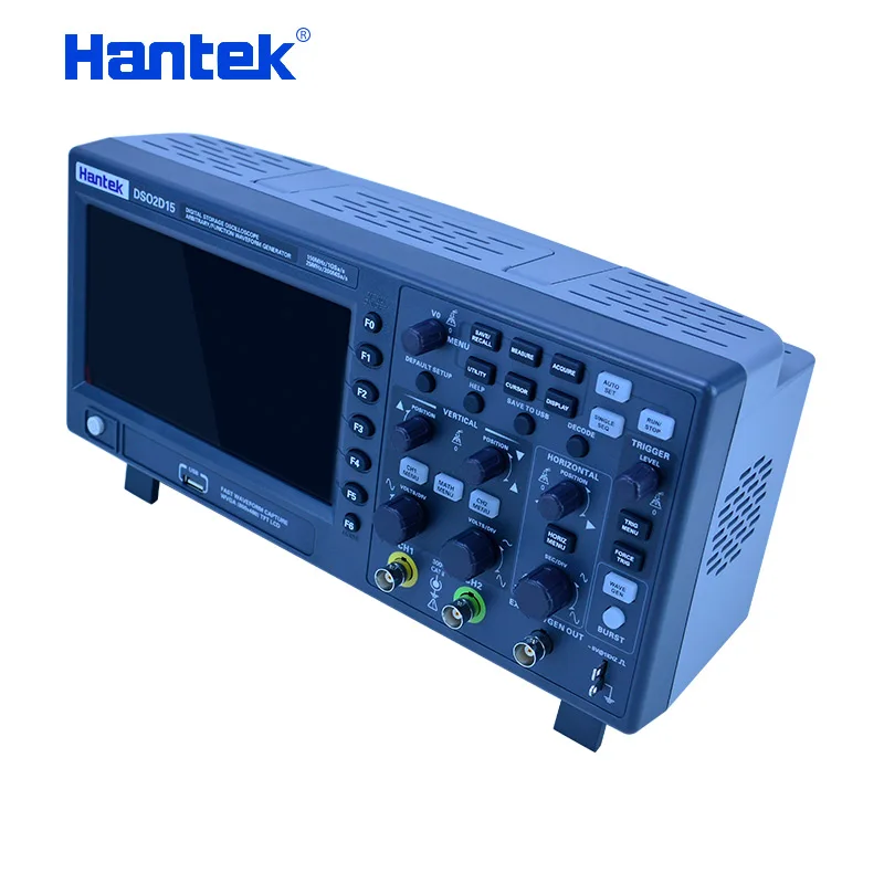 Цифровой USB-осциллограф Hantek, 2-канальный, 100 МГц/150 МГц, частота дискретизации 1 Гвыб/с, DSO2C10 2C15 2D10 2D15
