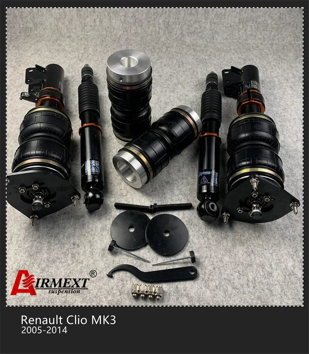 For Renault clio MK3 (2005-2014)/AIRMEXT® airstrut kit/Auto parts/air suspension/ air spring/pneumatic