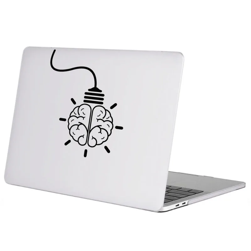 Creative Brain Bulb Laptop Sticker for Macbook Decal Pro 16