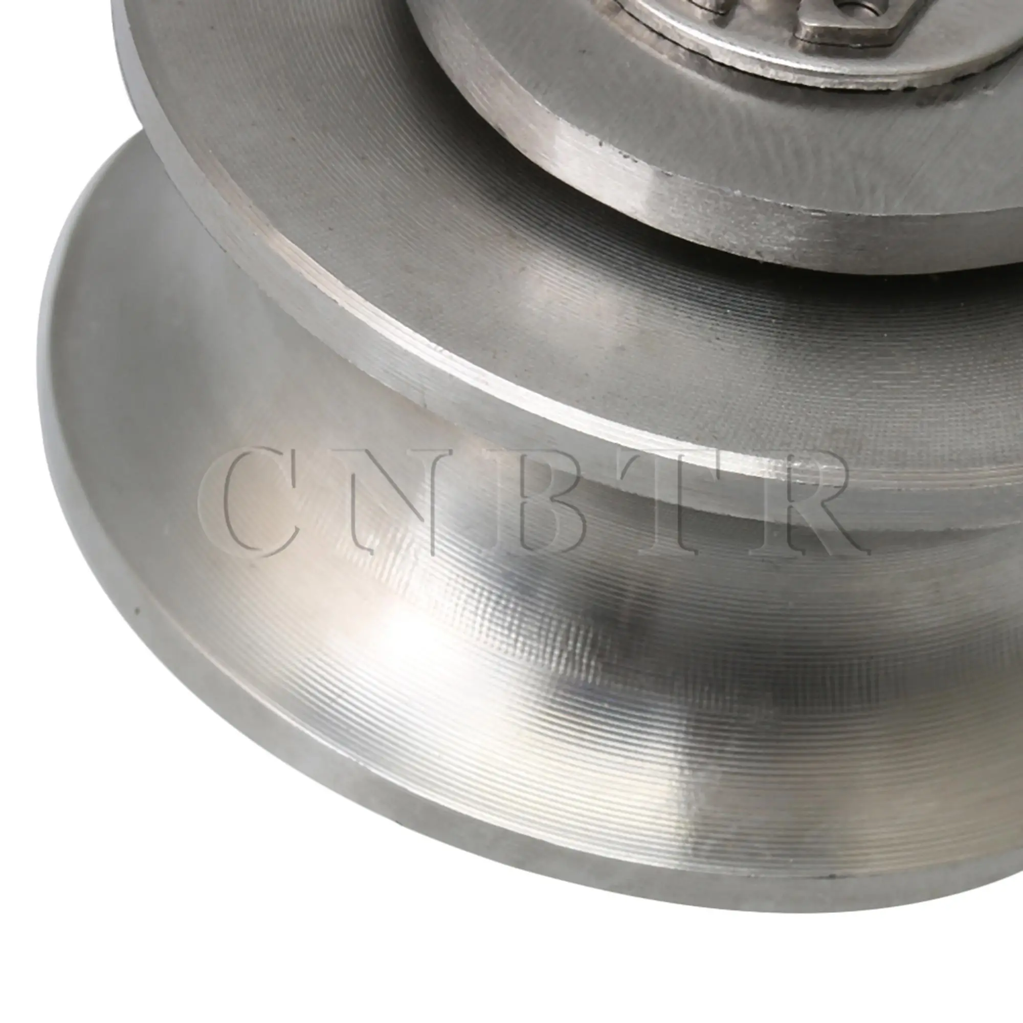 Cnbtr U Type Swivel Katrol Rvs Lager Stille Tractie Wiel