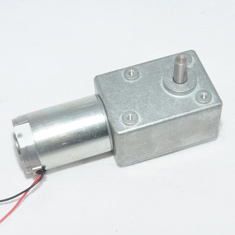 

All metal single shaft gear motor 12V 24V optional DC turbine worm pure copper coil reduction motor