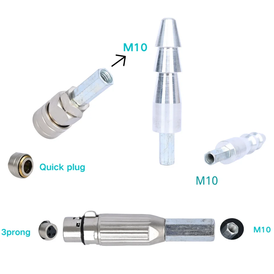 ROUGH BEAST M10 Vac-u-lock Connector Adapter Change To 3PRONG/Quick Interface Attachements Use On Automatic Sex Machine