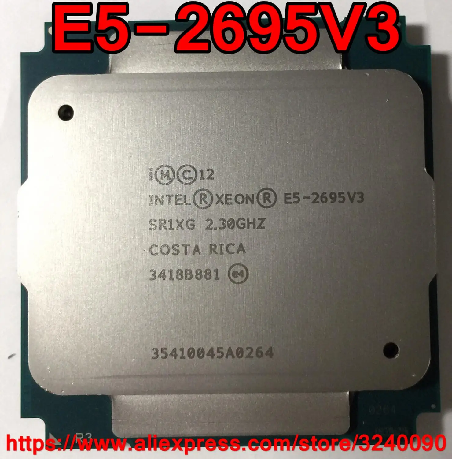 

Intel Xeon CPU E5-2695V3 OEM version 2.3GHz 14-Cores 35M 120W LGA2011-3 E5-2695 V3 processor E5 2695V3 free shipping E5 2695 V3