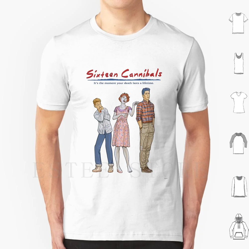 Sixteen Cannibals T Shirt Print Cotton Sixteen Candles Eighties Eighties Movies Molly Ringwald Zombies Cannibal Chick Flick