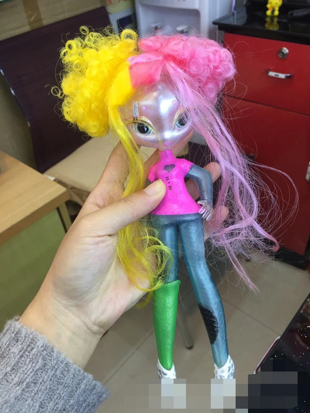 أونا الآية وحوش دمية لعبة فتاة هدية عيد ميلاد نوفي نجوم دمية الشعر الطويل 20 سنتيمتر دمية مع الملابس لتقوم بها بنفسك دمية لعبة هدية عيد ميلاد s