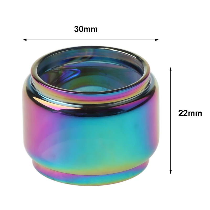 Fatboy-확장 유리관 무지개 색깔 유리 탱크, 제우스 X rta용 교체용