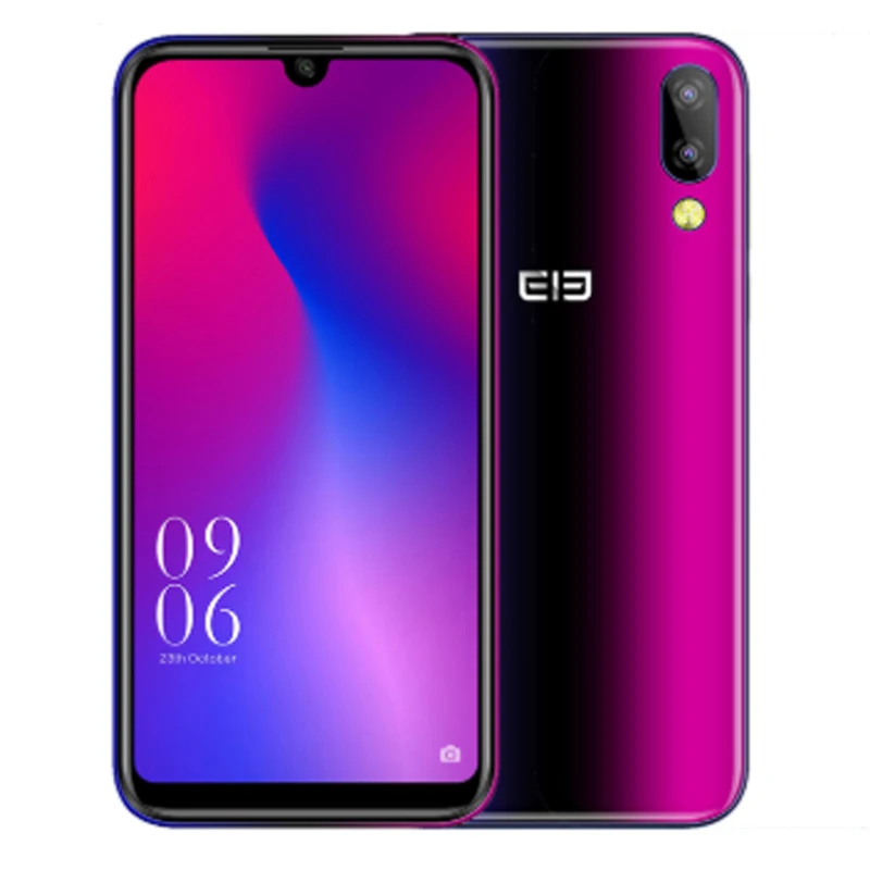 Elefoon A6 Mini 5.71 Inch Waterdrop Screen Mobiele Telefoon Android 9.0 MT6761 Quad Core Hd 16.0MP + 2Mprear Camera 3180Mah Telefoon