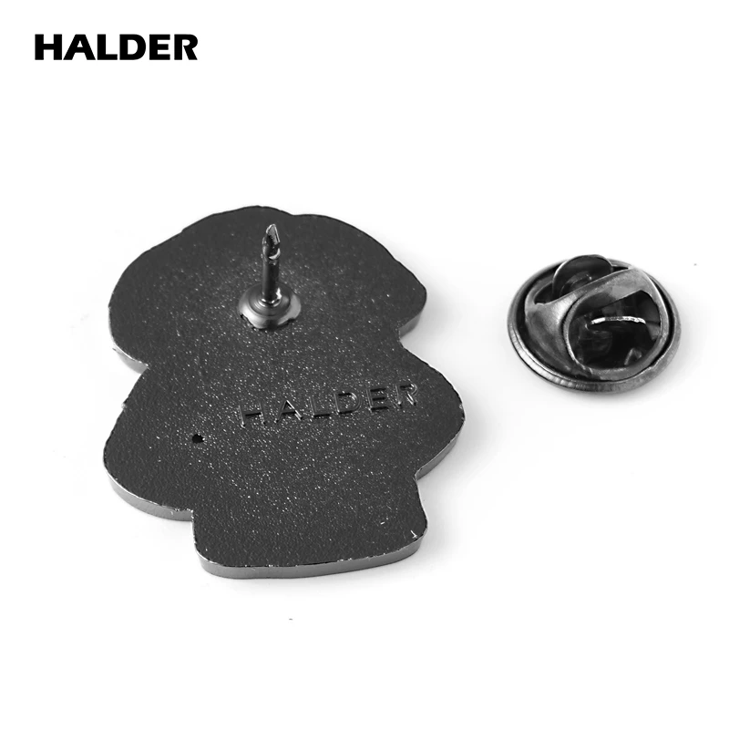 HALDER Sad Boy Brooches Lonely Depressed mood Lapel Pin backpack Costum Badge Jewelry Accessories Gift For Women Men