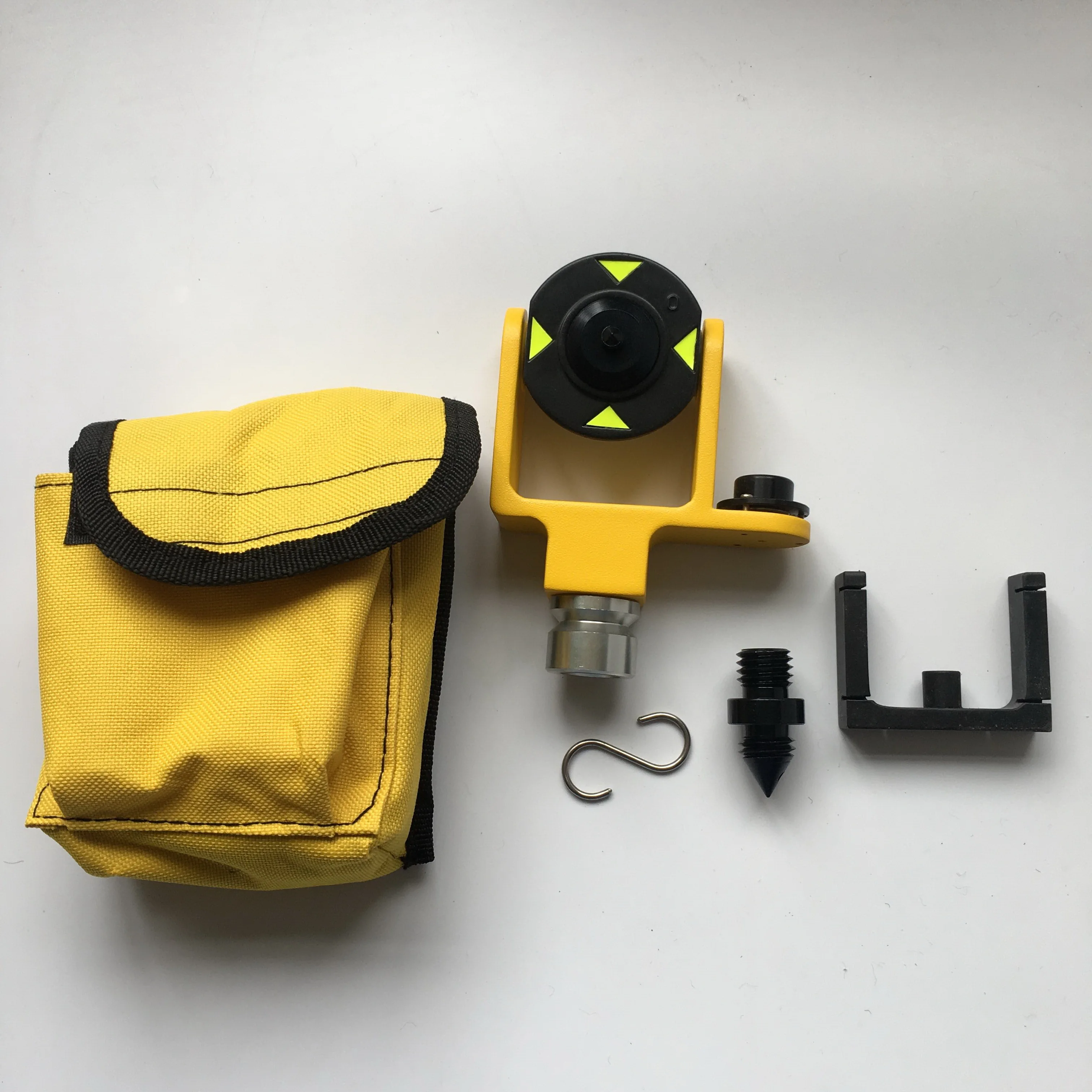 

ADSMINI061-1 prism Surveying Accessories offset 0/-30mm mini Prism Set 25.4 mm with circular vial in the middle/side