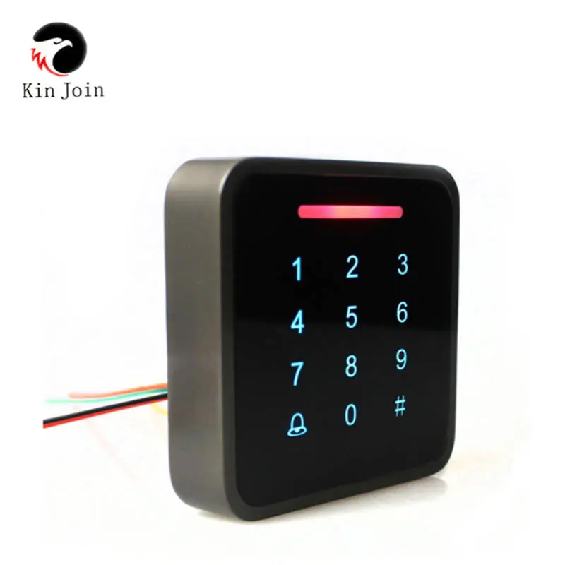 Metal touch access control outdoor card reader password access control system integrated machine magnetic lock iron door