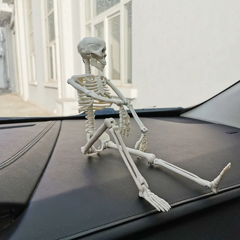 1 Pcs Car Interior Accessories 40cm Human Skeleton Model Halloween Gift Children Gift Car styling Car Decoration