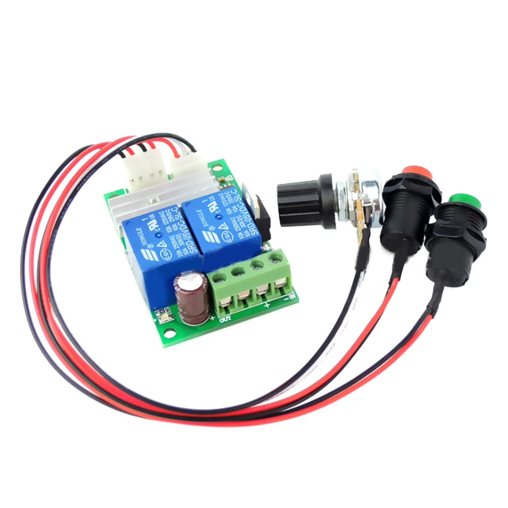 DC 6V 12V 24V PWM DC Motor Speed Controller Forward And Reverse Switch Linear Actuator Motor Controller Adjustable Speed Control