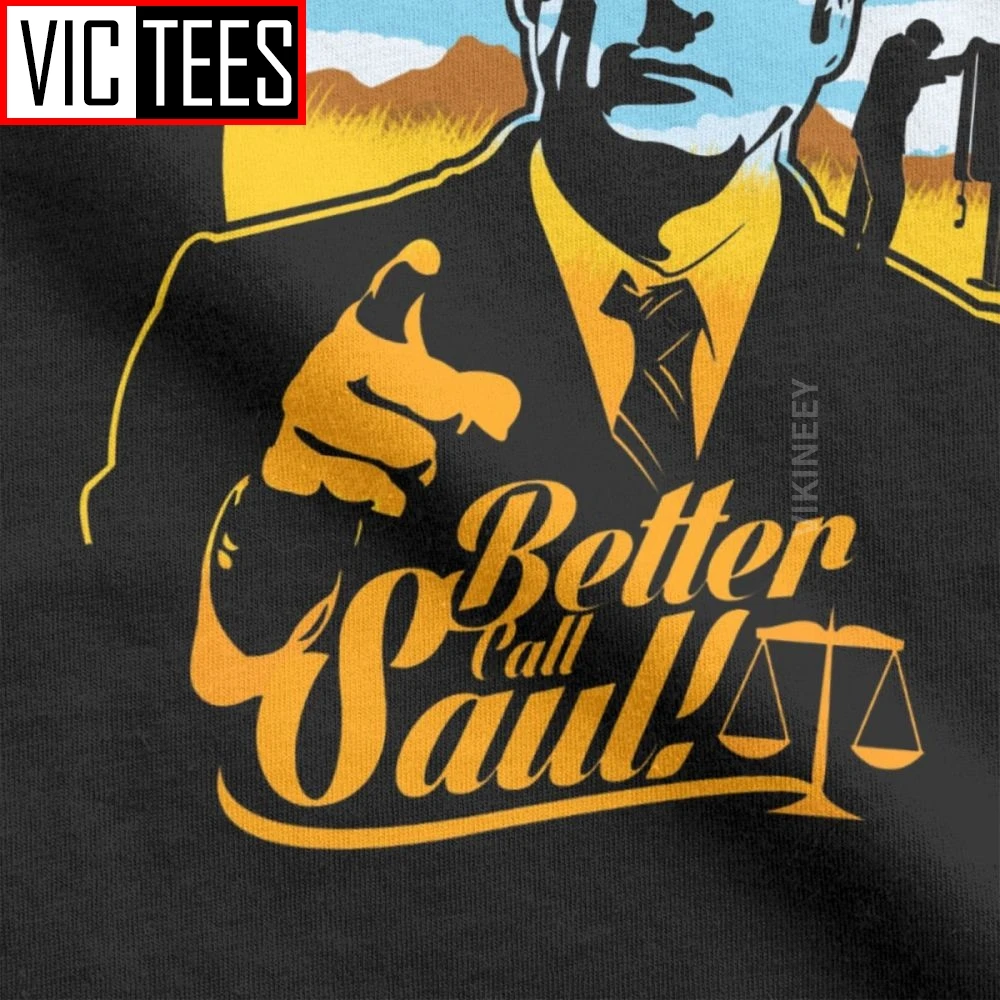 Men Better Call Saul T Shirt Goodman Drama Legal Tv Series Pure Cotton Clothes Crazy Wholesale Tshirt