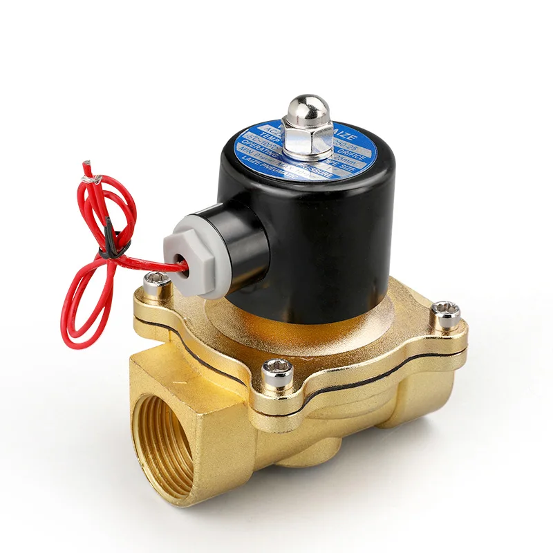 

1/4" 3/8" 1/2" 3/4" 1" 1-1/4" 1-1/2" AC220V DC12V DC24V Copper Water Electromagnetic Valve Solenoid Valves Normal Close