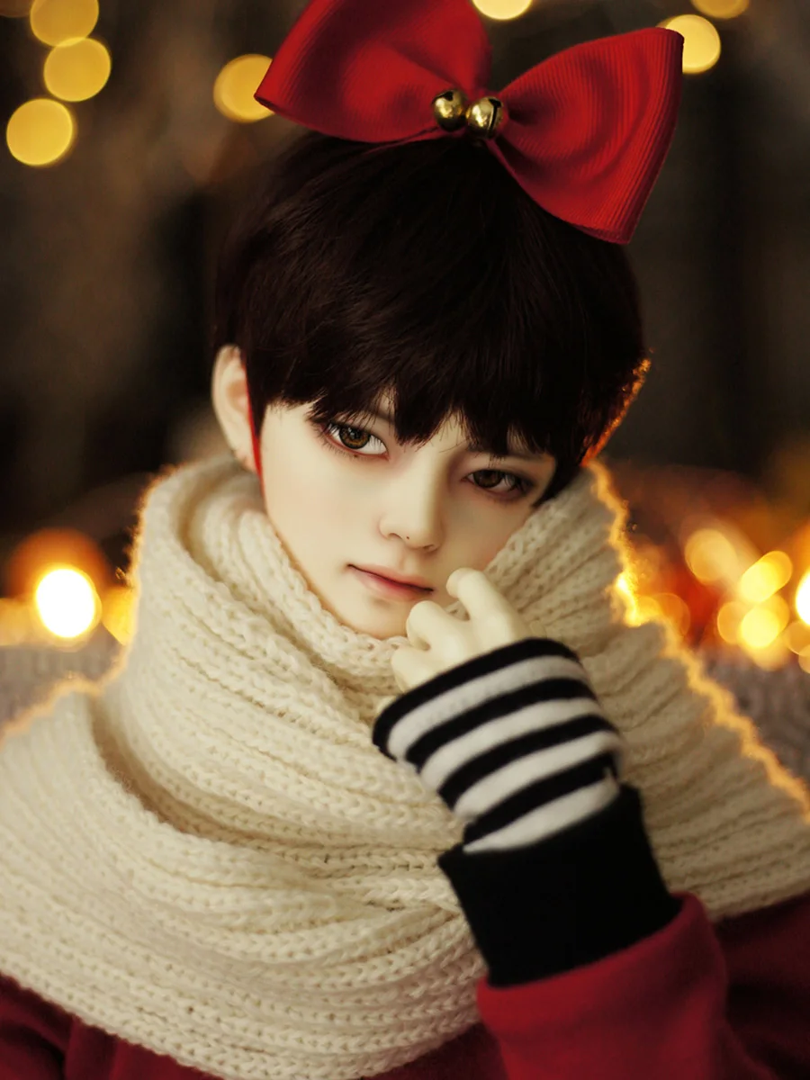 Hwayoung BJD Ball Jointed Doll 1/3 Handsome Free Eyes Resin Figures Gift Toys Optional full set