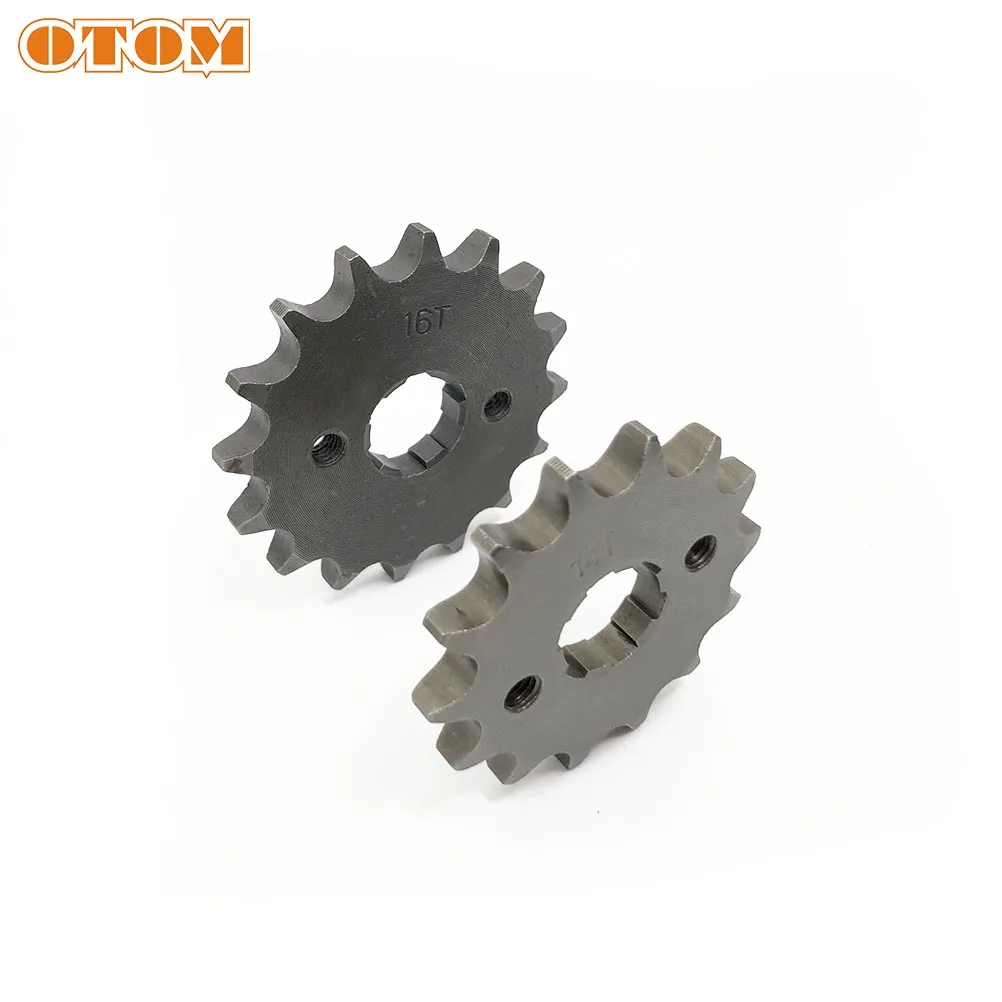 Motorcycle Engine Front Sprocket 12T 13T 14T 16T Transmission Chain Wheel Tooth Fit 428 520 Chain For HONDA CRF230L XR230 SL230