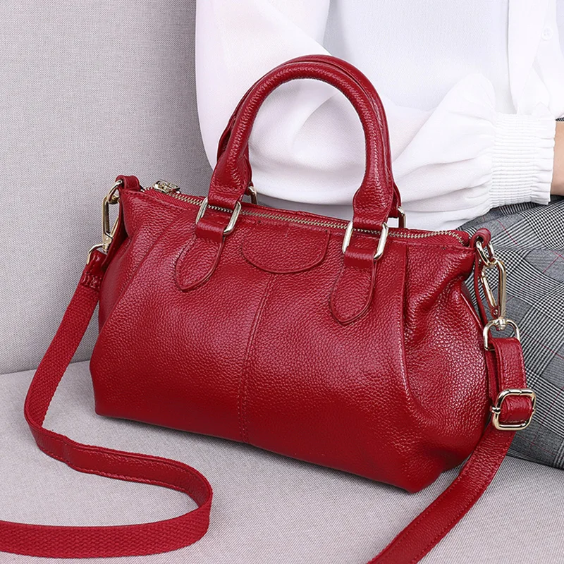 Genuine Leather Crossbody Bags for Women Luxury Handbag Fashion Ladies Shoulder Bag Female Messenger Bags Shopping Purse Totes
