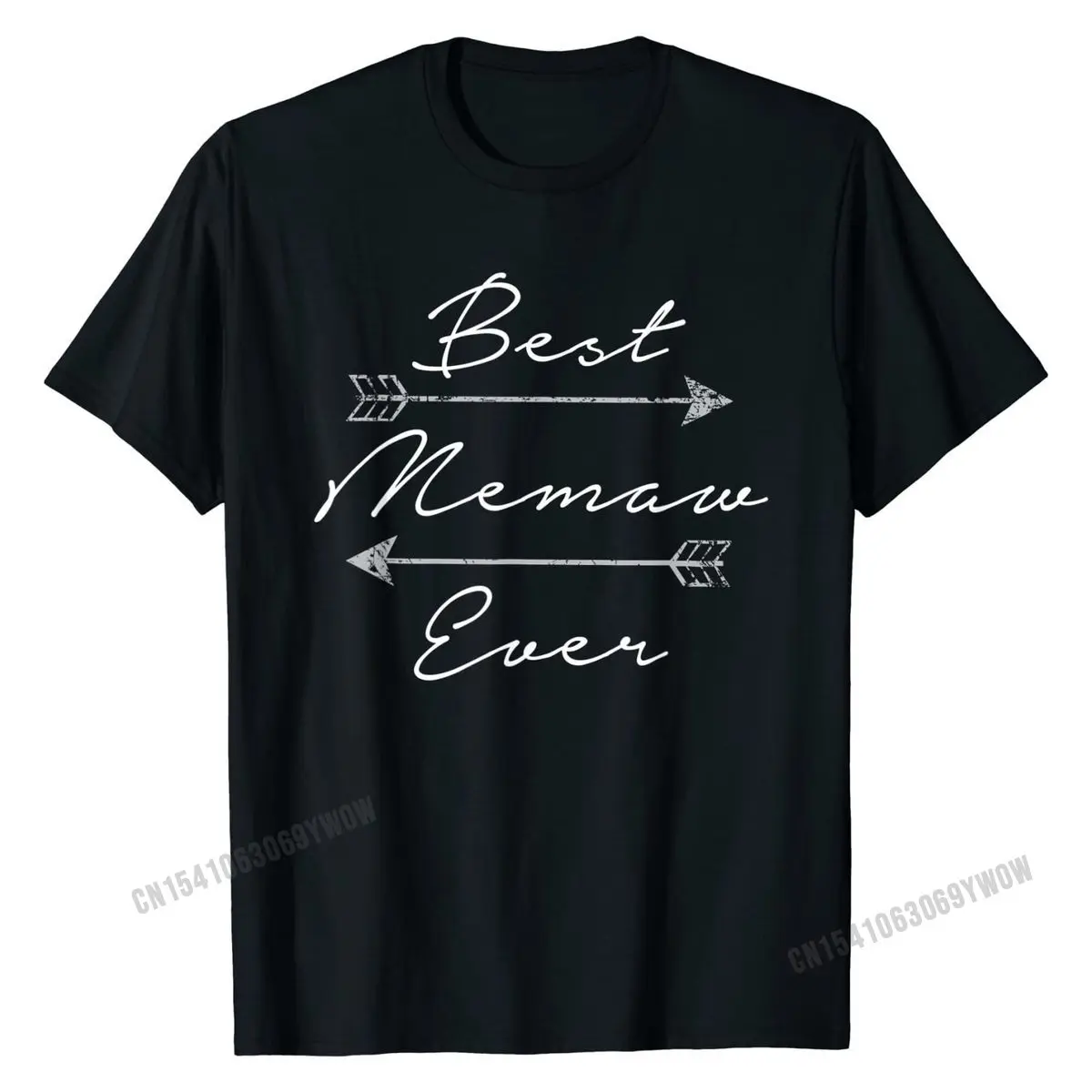 Best Memaw Ever Tribal Arrows Mother's Day Gift T-Shirt Tops Shirts On Sale Birthday Cotton Men Top T-shirts Hip hop