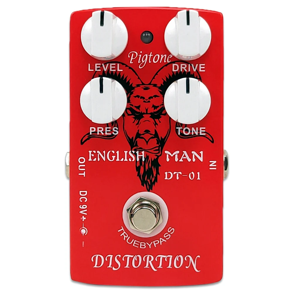 Pigtone PP-24 Classic Distortion Effect Pedal For Electric Guitar Accessories Effects Pedals Real Bypass