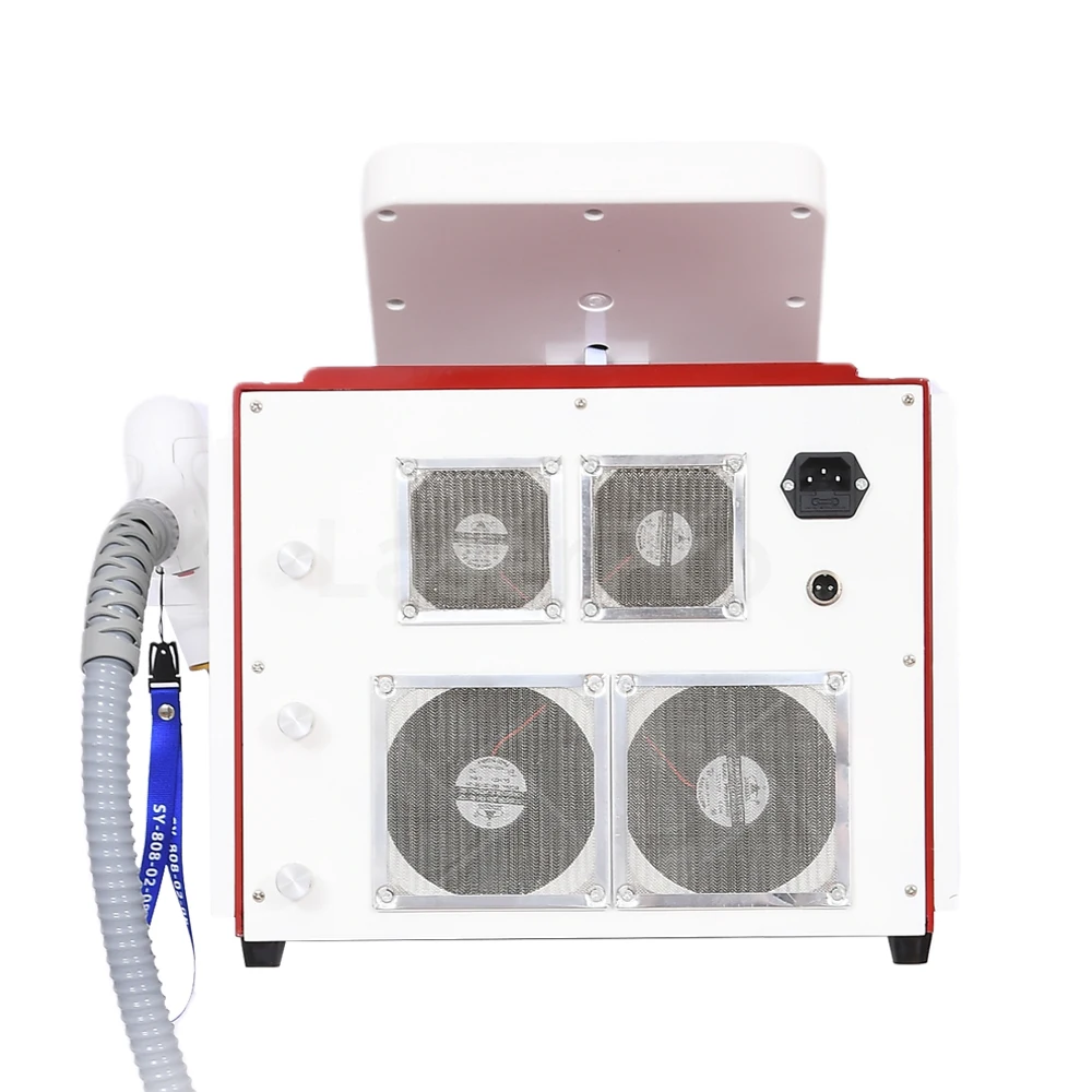 Permenent 808ไดโอดเลเซอร์สามความยาวคลื่น755nm 808nm 1064nm กำจัดขนไม่เจ็บปวด Fast แบบพกพาเครื่องสำหรับสปา