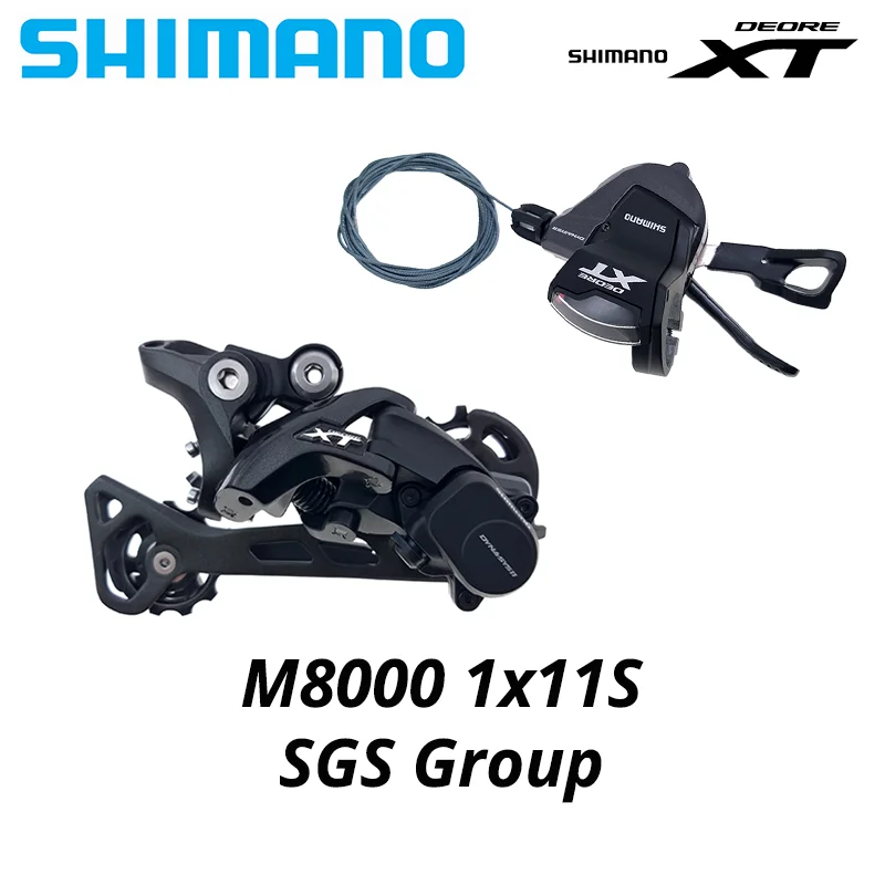 SHIMANO DEORE XT M8000 11s Groupset SL M8000 SHIFT LEVER + RD M8000 GS REAR DERAILLEUR 11 Speed SHIFTER GS MTB Bicycle Parts