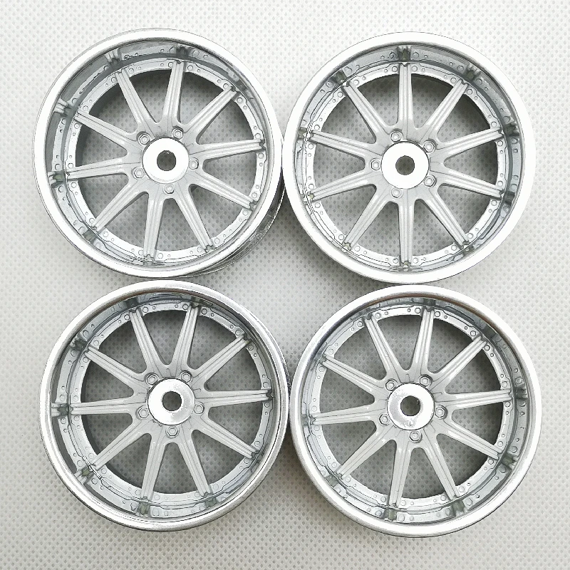 4pcs 3/6/9mm Offset RC Car 1/10 Scale Plastic Wheels Rims Drift On road Touring Model Hobby