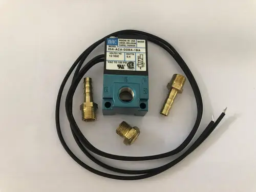 Válvula Solenoide de Control de impulso electrónico MAC de 3 puertos DC12V 35A-ACA-DDBA-1BA con accesorios de tubo de 6MM de latón