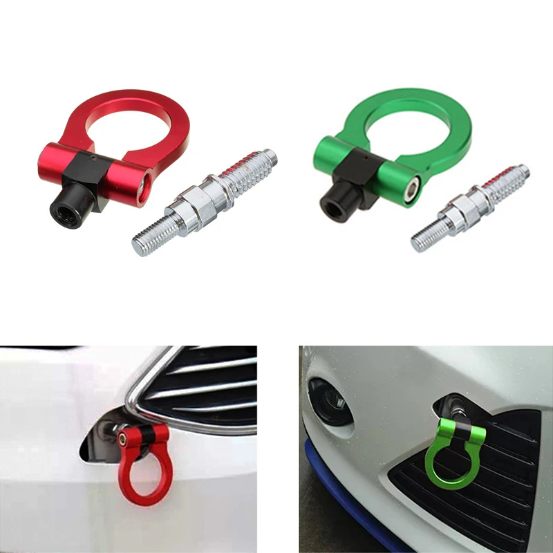 

Car Trailer Ring Tow Hook Eye Towing Colorful Racing Ring for BMW for Mercedes-Benz for Audi Europe Series Car Styling Hook