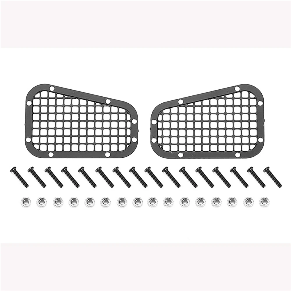 Hood Decoration Metal Air Inlet Mesh Guard for 1/10 TRX4 Defender RC Car Accessories Parts