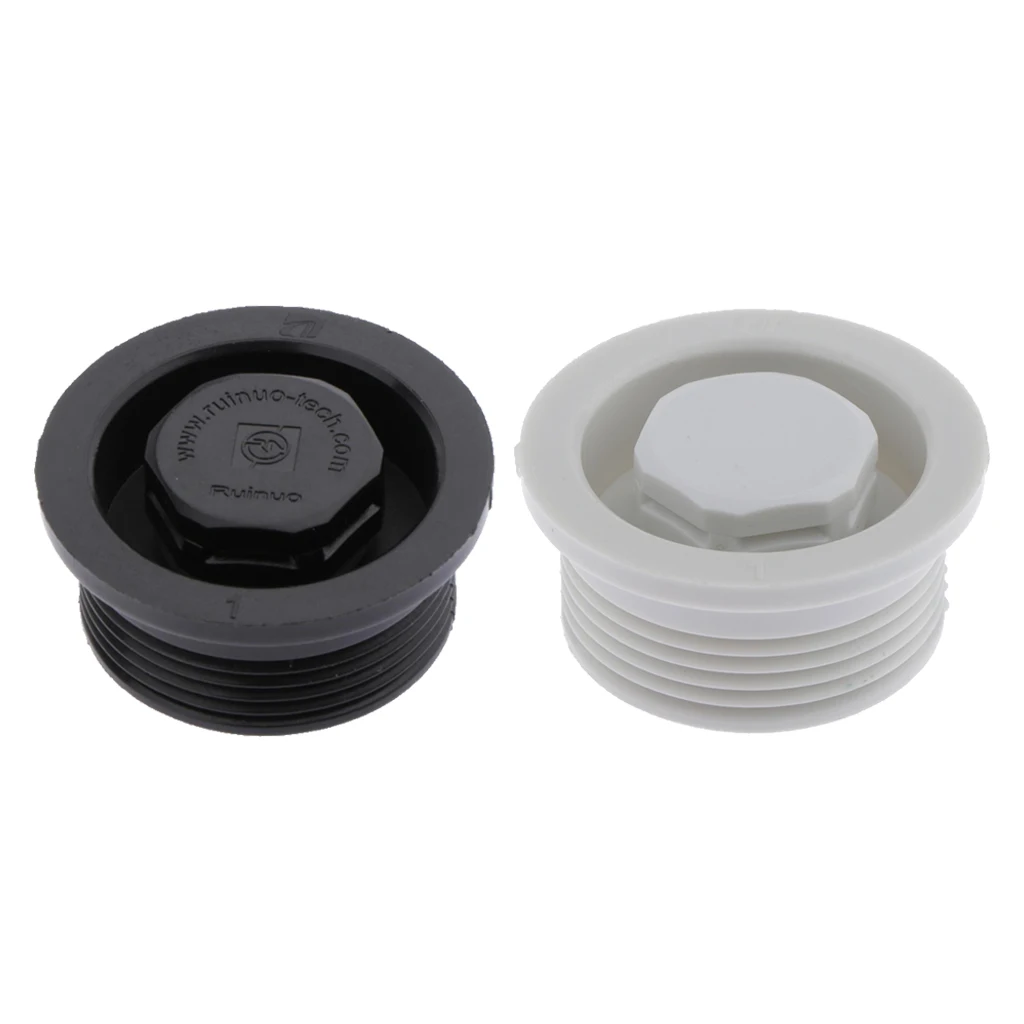 2x Leakproof Surfing Vent Plug Surfboard Screw In Auto Vent Plug Stooper Surfing Air Vent Breathable Stand Up Paddle Valve