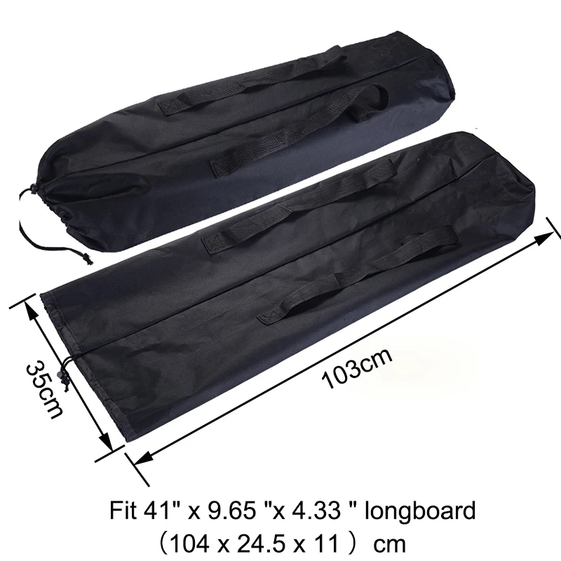 Borsa per il trasporto Longboard zaino per Skateboard 41 "x 9.65" x 4.33"