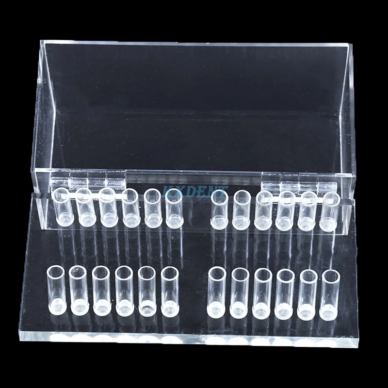 Dental Arch wires Case Orthodontic Round/Rectangular Dental Acrylic Organizer Holder Dentistry lab Tools Holder