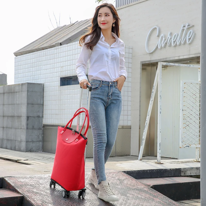 Weishengda rolling luggage bags for women Wheeled Luggage bag travel Trolley Bags on wheels Trolley Suitcase women wheeled Bags