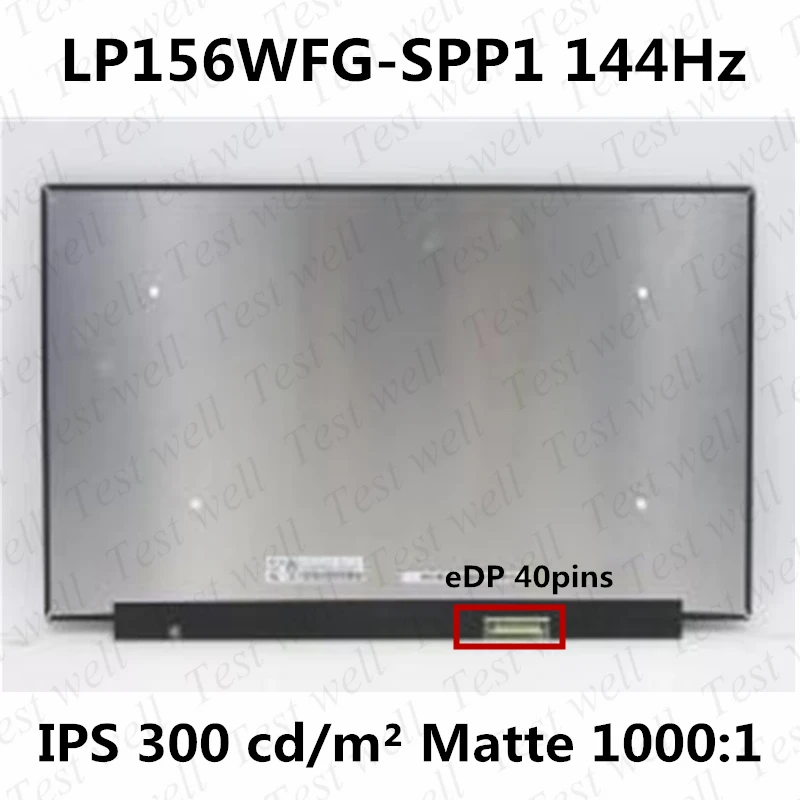 

15,6 "144HZ 40PIN FHD LCD LP156WFG-SPF3 для Lenovo Y7000P ЖК-экран матрица LP156WFG (SP)(B2) 5D10R19779