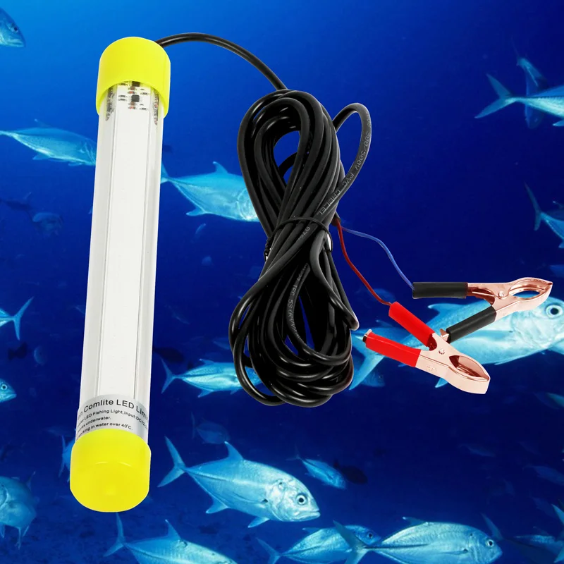 

6M cable 60W COB DC 12V Green White Blue LED Fishing Light