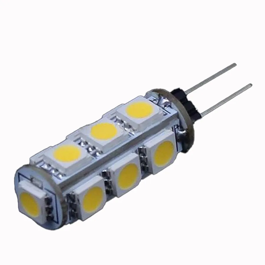 Imagem -05 - Smd Levou Lâmpada Led Substituir Lâmpada de Halogéneo Lâmpada 13 24 Leds Branco Quente Branco 10 Peças Lote 12v 3w 4w 6w g4 5050