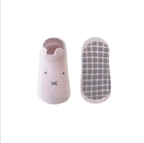 3Pairs Children\'s floor socks 2021 summer new combed cotton baby  non-slip  toddler  cartoon socks