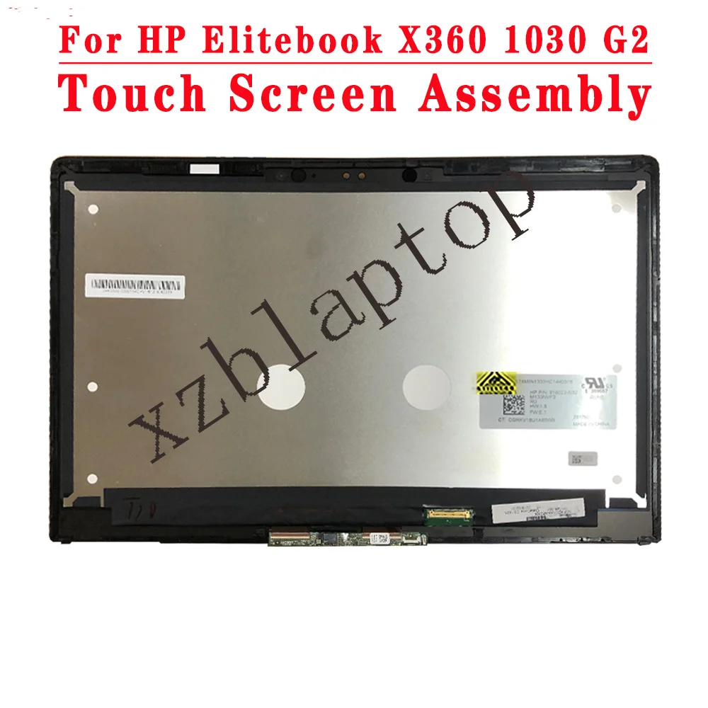 

13.3'' Genuine Lcd touch replacement For HP Spectre Pro X360 G2 1030 G2 13.3" FHD LCD Touch Screen Assembly P/N 918023-N32