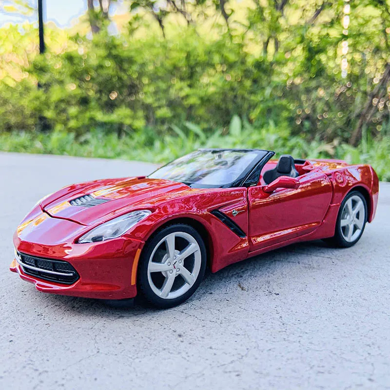 Maiisto-Chevrolet Corvette Oferta Especial Série Modelo de Carro Liga, Simulação Artesanato, Decoração, Coleção Toy Gift, 1:24