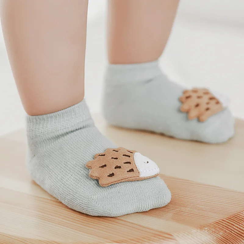 Toddler Indoor Sock Shoes Newborn Baby Cotton Socks Cute Animal Doll Floor Sorks Anti Slip Floor Kids Toddlers Funny Sock