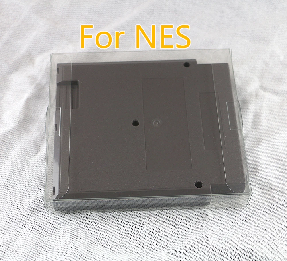 50 шт. пластиковый защитный чехол из ПЭТ для NES, прозрачный пластиковый защитный чехол для игровых карт из ПЭТ для игровых коробок с картриджами NES