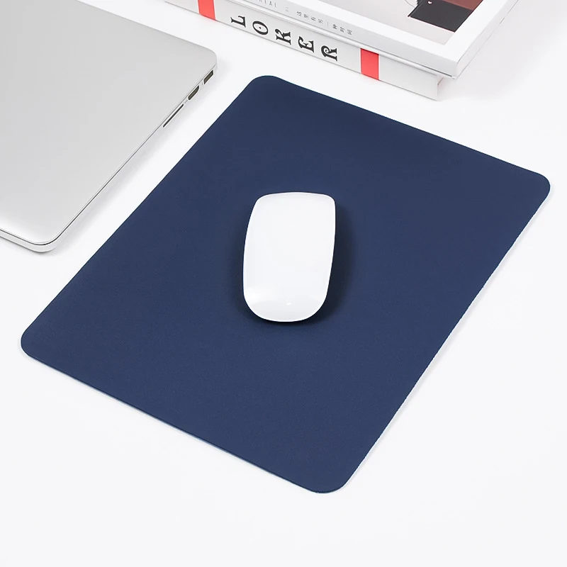 Mouse Pad PU Anti-Slip Gaming Mousepad Waterproof Anti-Scratch Single Side Computer Mice Mat For PC Laptop Desktop 230*190*2mm