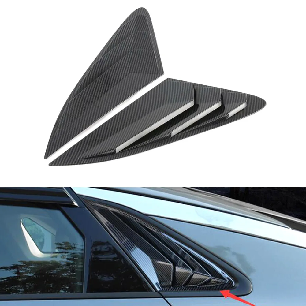 

ABS Car-styling For KIA K5 2020 Car Rear Triangle Window Decoration Cover Trim Auto Moldings 2pcs/set