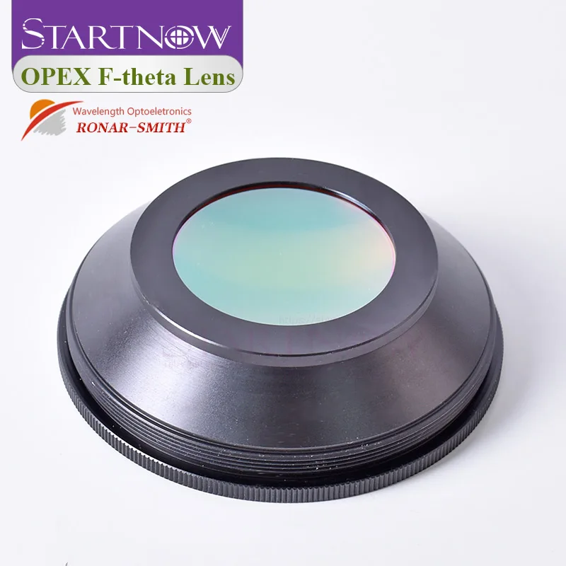 Imagem -04 - Lente do Foco do Campo do Laser para a Máquina de Marcação Comprimento de Onda Ótico Co2 Lente F-theta Rosca Znse M85 mm 140x140 175x175 10.6um