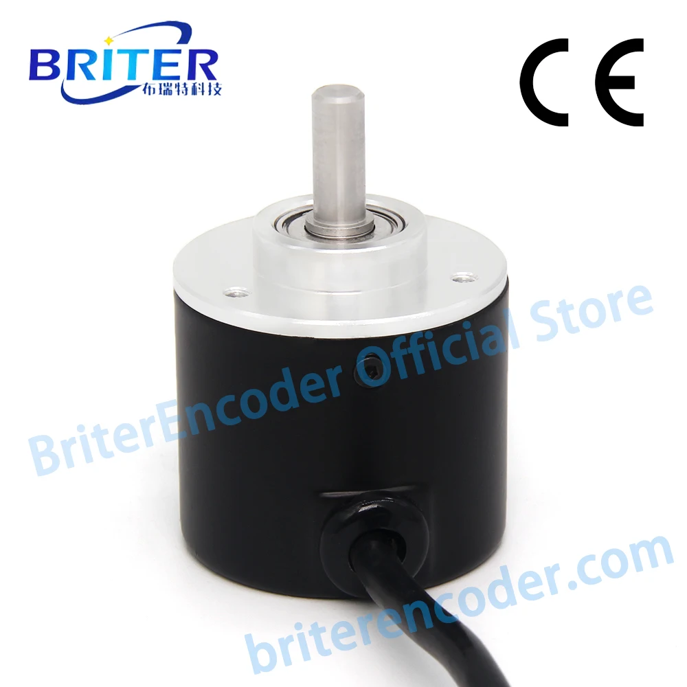 Analog Absolute Encoder Single-turn High precision Angle Speed Measure 0-5V 10V 4-20mA Output Briterencoder