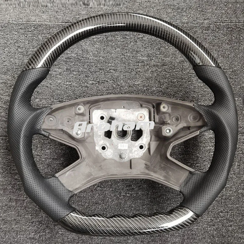 High Quality Carbon Fiber Steering Wheel For Mercedes-Benz W164 M-Class ML350 ML500 X164 GL-Class GL4 2009 2010 2011 2012 2013