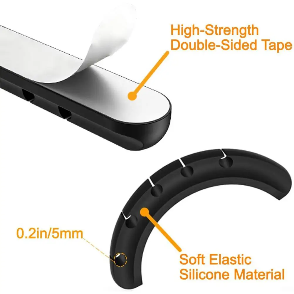 مشابك كابلات منظم حماية البيئة منظمة مكتب حامل سلك شاحن كابل شحن للهاتف المحمول هاتف لوحي