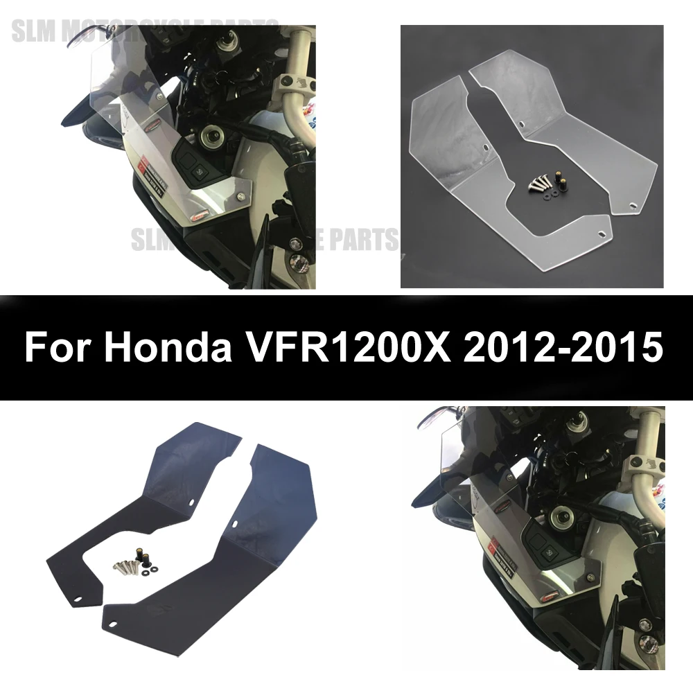 

NEW Wind Deflector Windshield Wind Shield Screen Protector For Honda VFR1200X VFR 1200 X vfr1200x 2012 2013 2014 2015 Accessorie