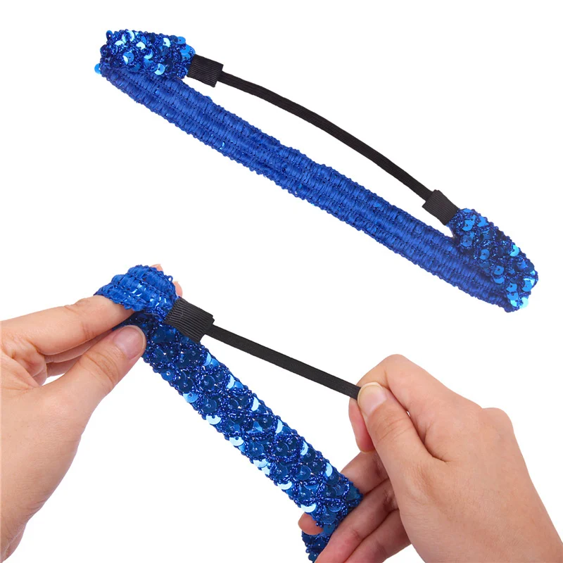 Candygirl-Diadema de lentejuelas brillantes para mujer, diademas brillantes de colores bonitos para niña, accesorios para el cabello para fiesta familiar