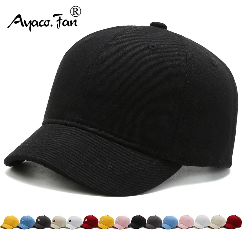 Casquette de baseball brodée avec lettre M pour hommes et femmes, Snapback solide, chapeau de soleil à bord court, chapeaux de baseball hip hop en